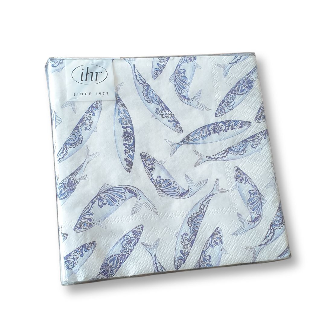 Balık Desenli Servis Peçetesi