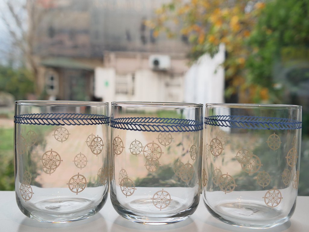 Dümen Desenli Bardak