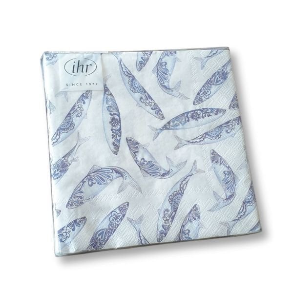 Balık Desenli Servis Peçetesi